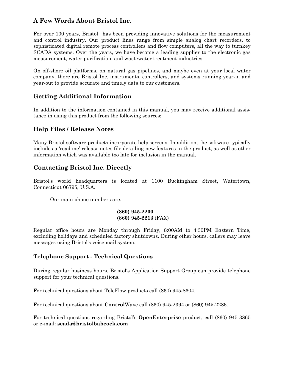 Emerson Process Management ControlWave EFM 3808 User Manual | Page 7 / 306