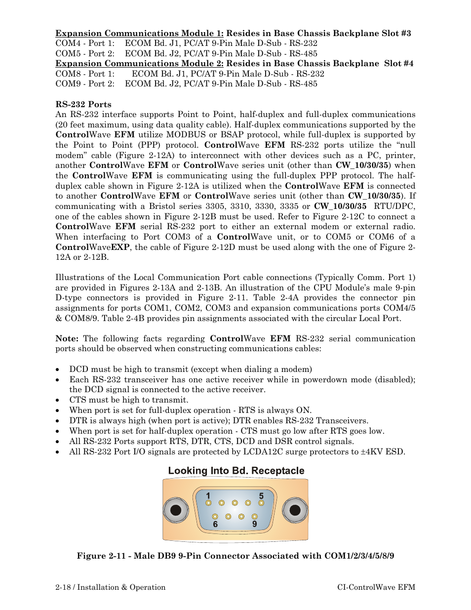 Emerson Process Management ControlWave EFM 3808 User Manual | Page 70 / 306