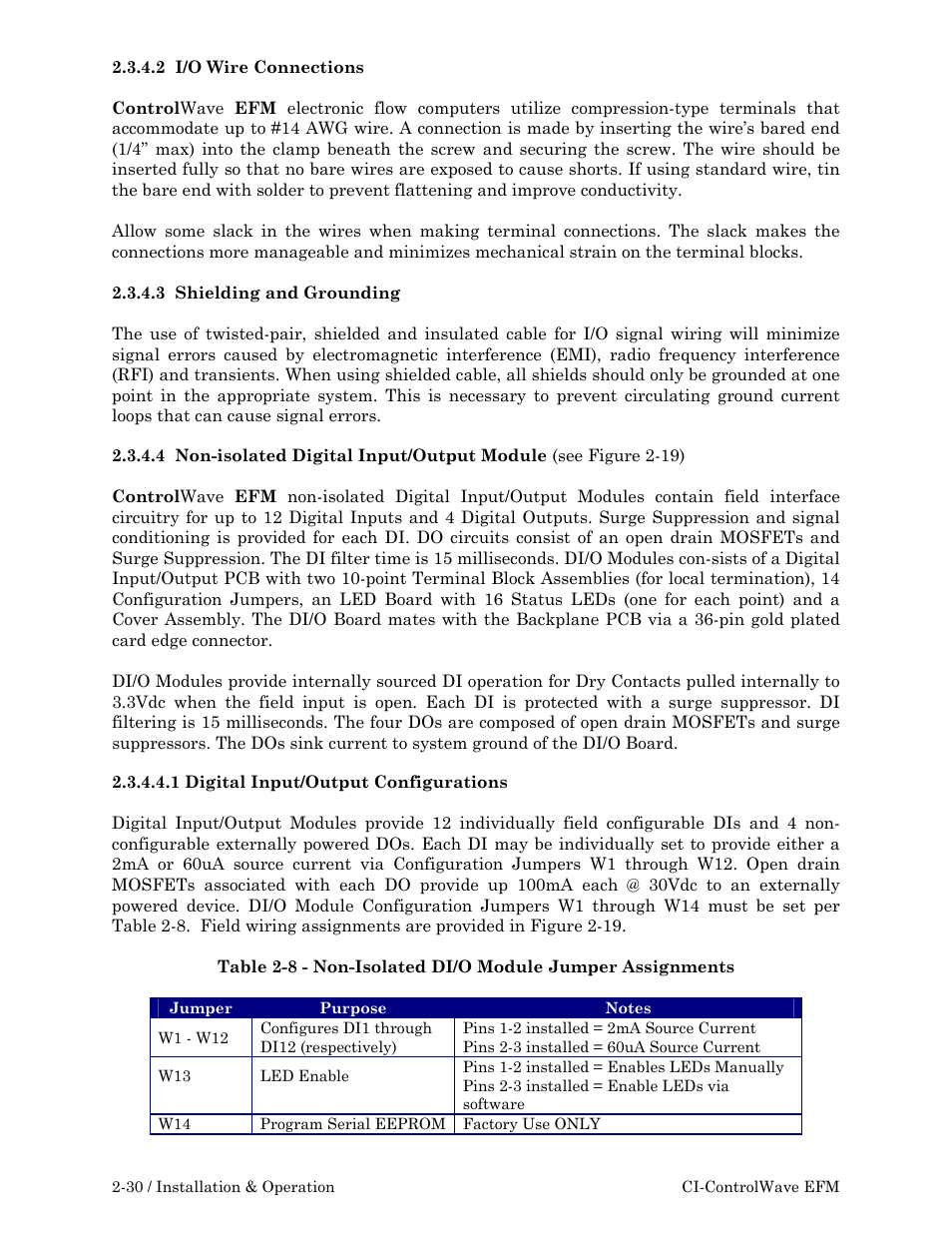 Emerson Process Management ControlWave EFM 3808 User Manual | Page 82 / 306