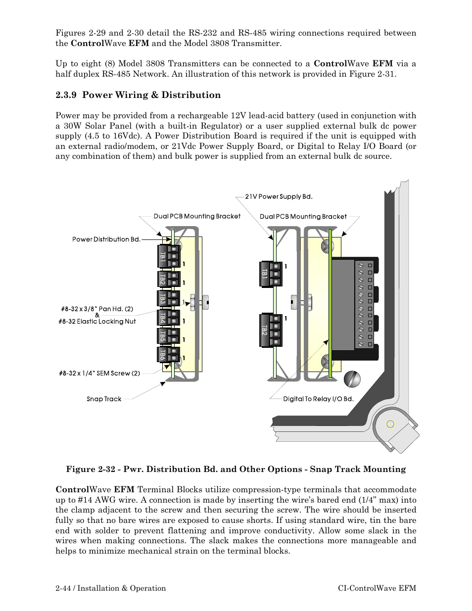 Emerson Process Management ControlWave EFM 3808 User Manual | Page 96 / 306