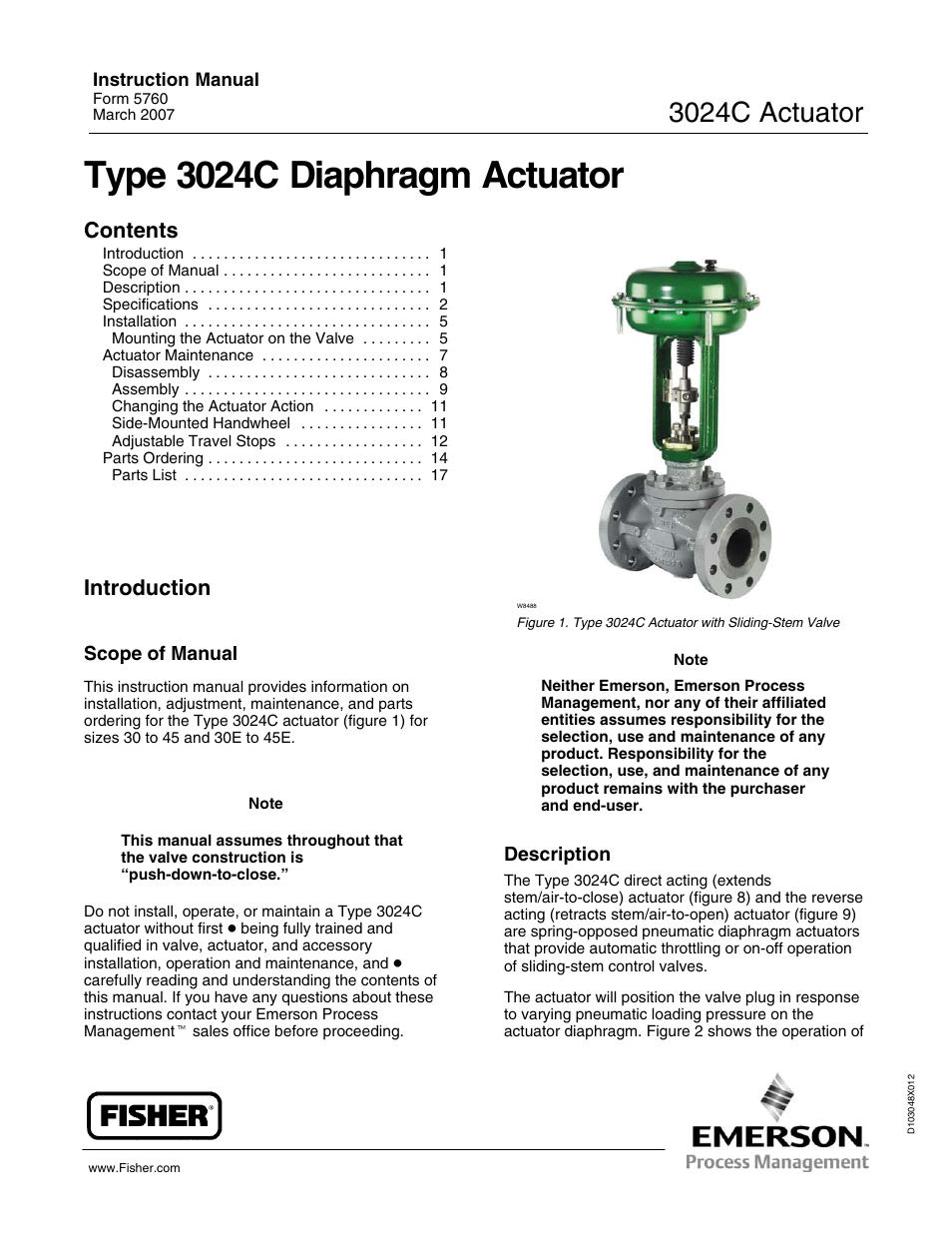 Emerson Process Management 3024C User Manual | 20 pages