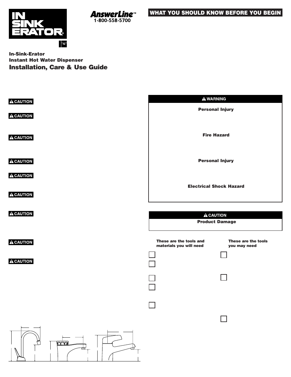 Emerson Process Management Water Dispenser User Manual | 8 pages