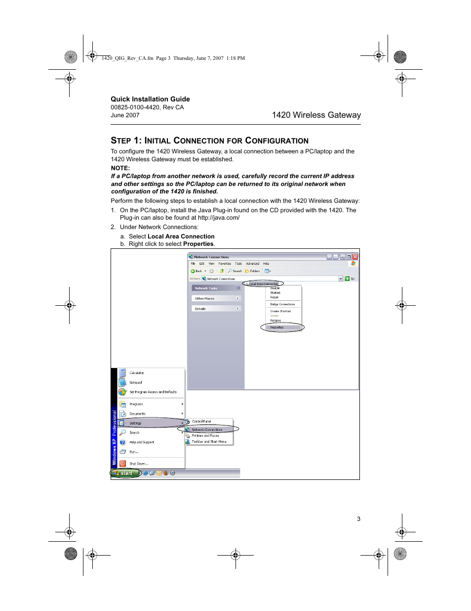 Emerson Process Management Wireless Gateway 1420 User Manual | Page 3 / 16