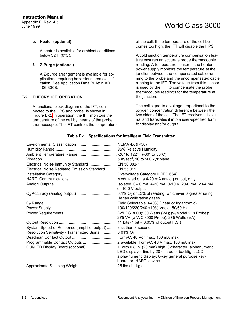 World class 3000 | Emerson Process Management 3000 User Manual | Page 150 / 182