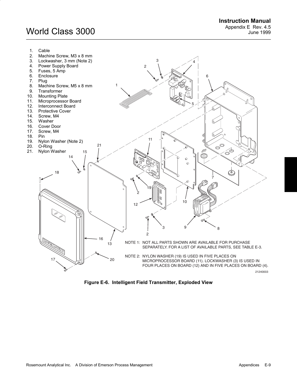 World class 3000, Instruction manual | Emerson Process Management 3000 User Manual | Page 157 / 182