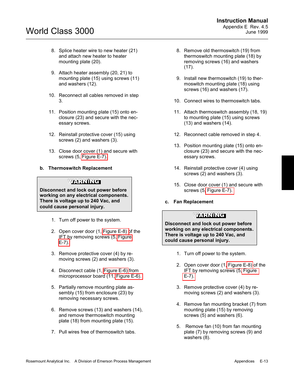 World class 3000 | Emerson Process Management 3000 User Manual | Page 161 / 182