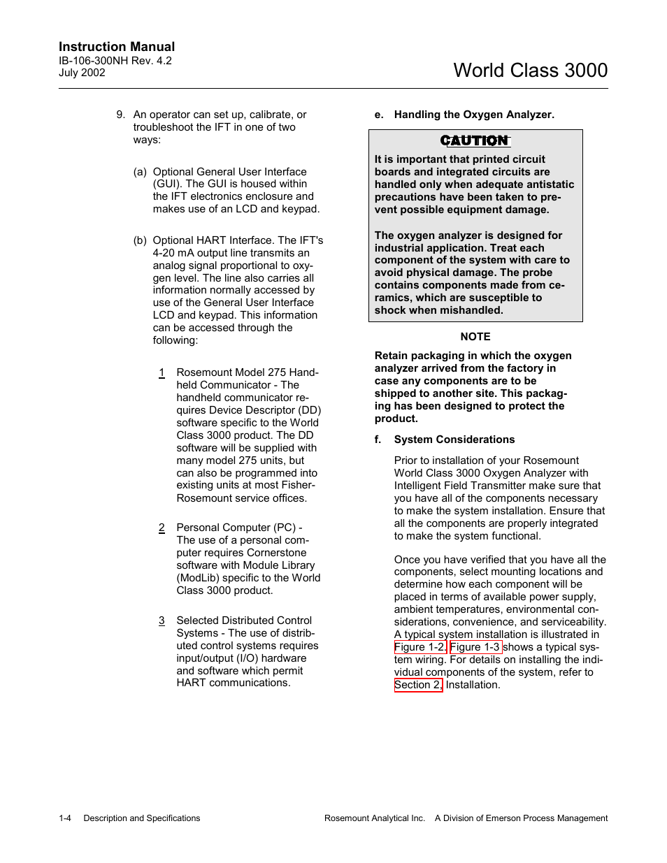 World class 3000 | Emerson Process Management 3000 User Manual | Page 28 / 182