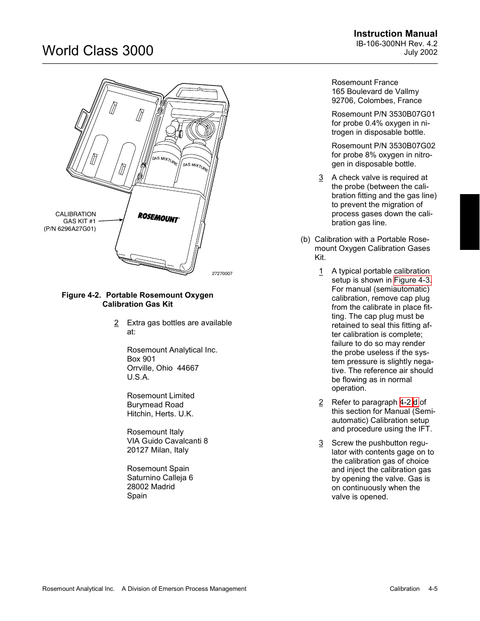 World class 3000 | Emerson Process Management 3000 User Manual | Page 65 / 182