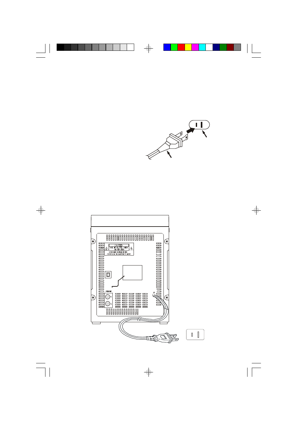 Power source, Ac plug, Ac outlet | Emerson Radio ES58 User Manual | Page 7 / 34