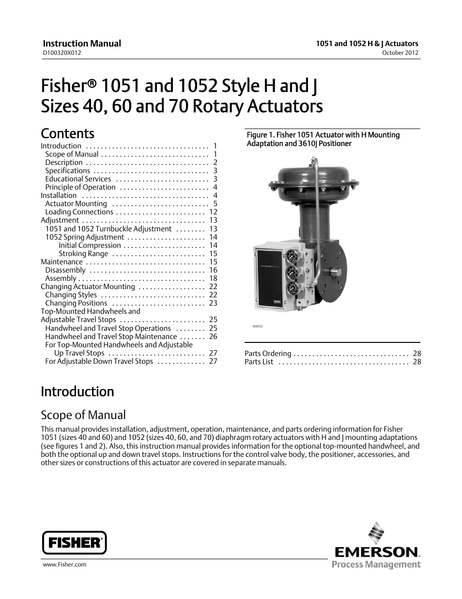 Emerson Process Management 1051 User Manual | 40 pages