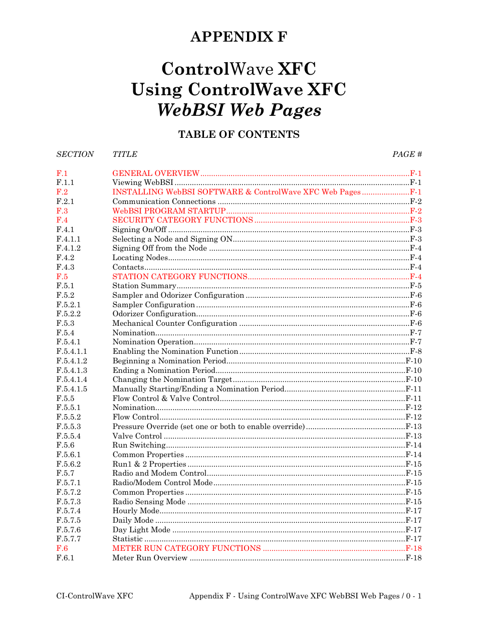 Emerson Process Management ControlWave XFC User Manual | Page 101 / 200