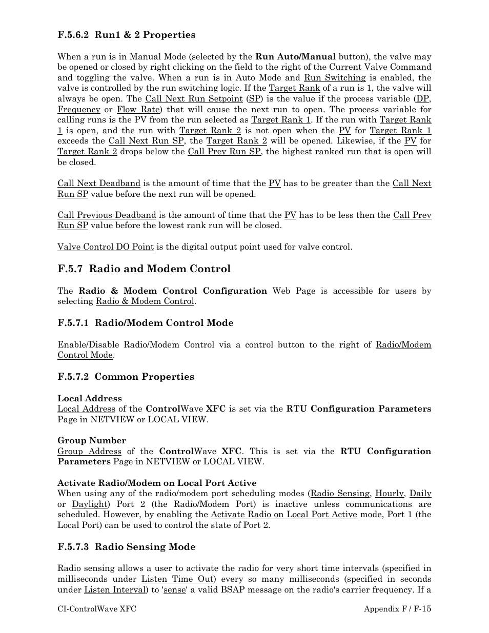 Emerson Process Management ControlWave XFC User Manual | Page 117 / 200