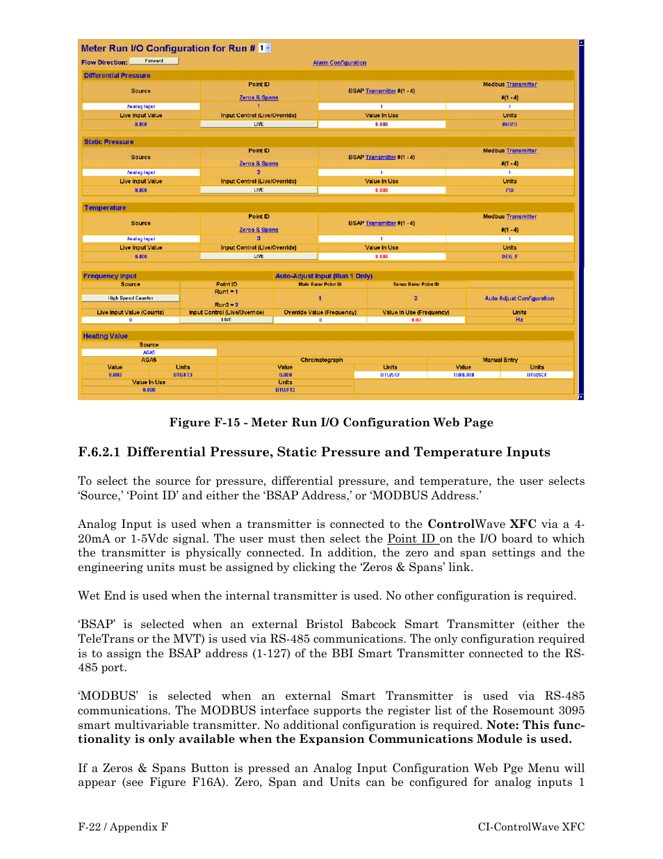 Emerson Process Management ControlWave XFC User Manual | Page 124 / 200