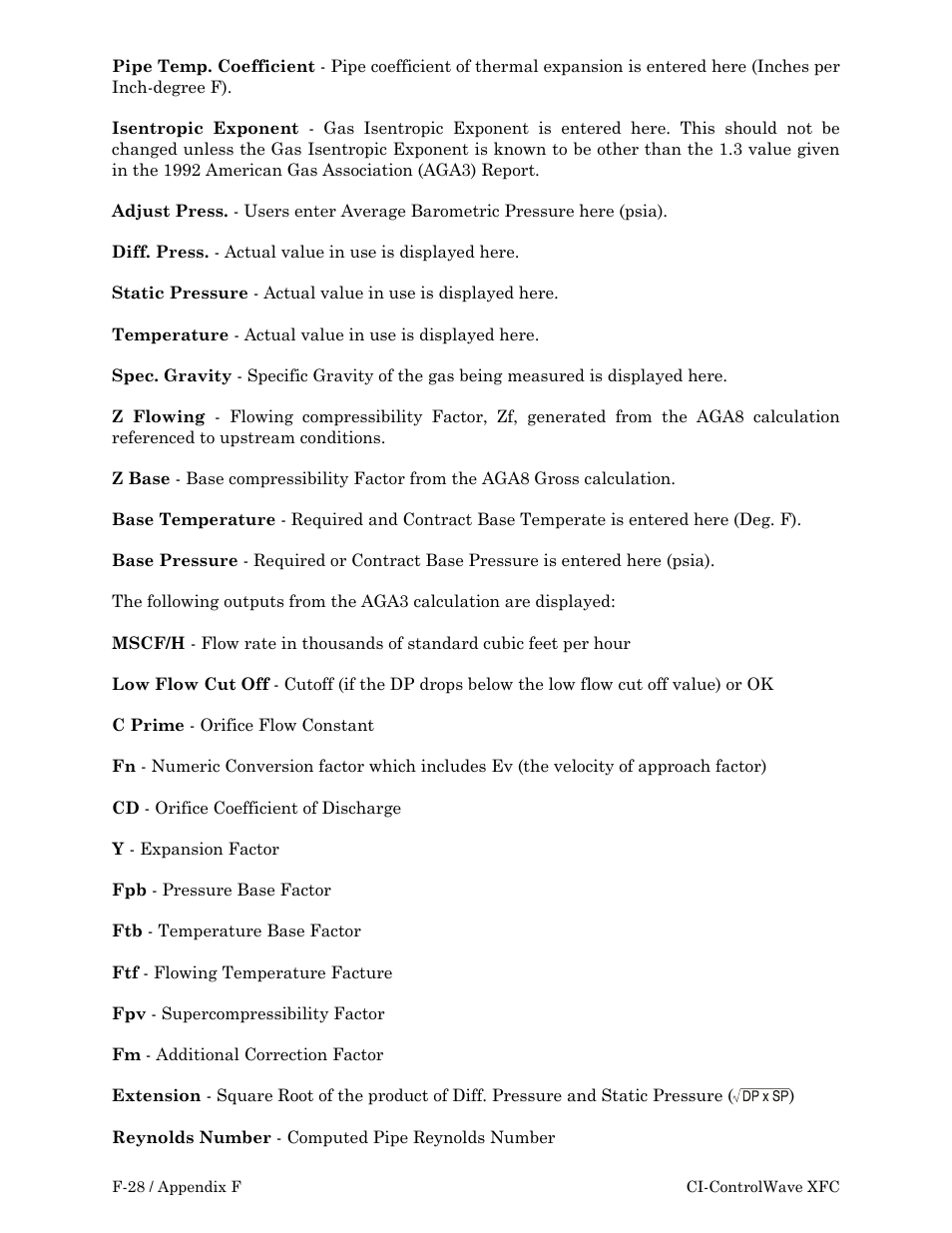 Emerson Process Management ControlWave XFC User Manual | Page 130 / 200