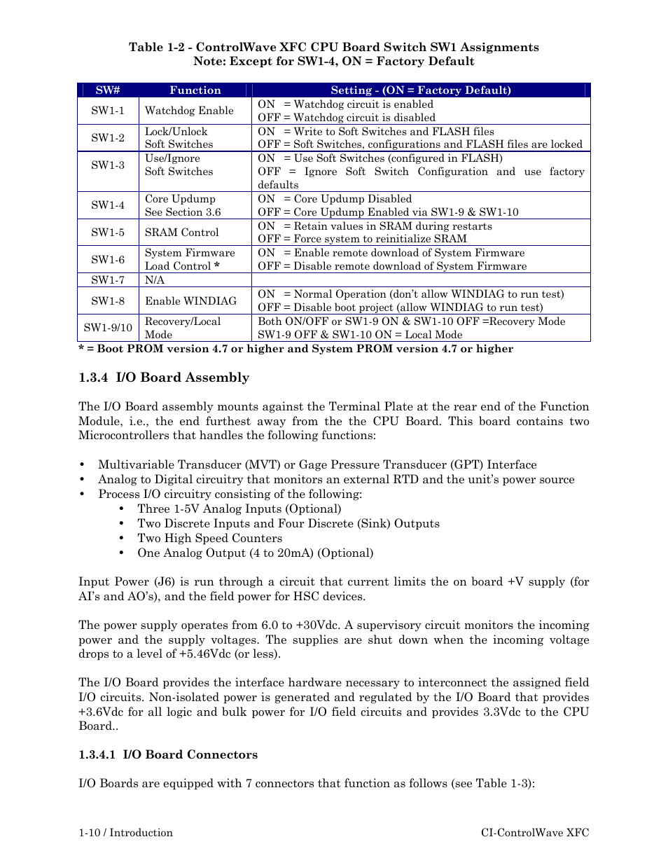 Emerson Process Management ControlWave XFC User Manual | Page 24 / 200