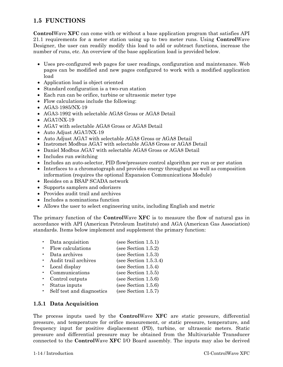 Emerson Process Management ControlWave XFC User Manual | Page 28 / 200