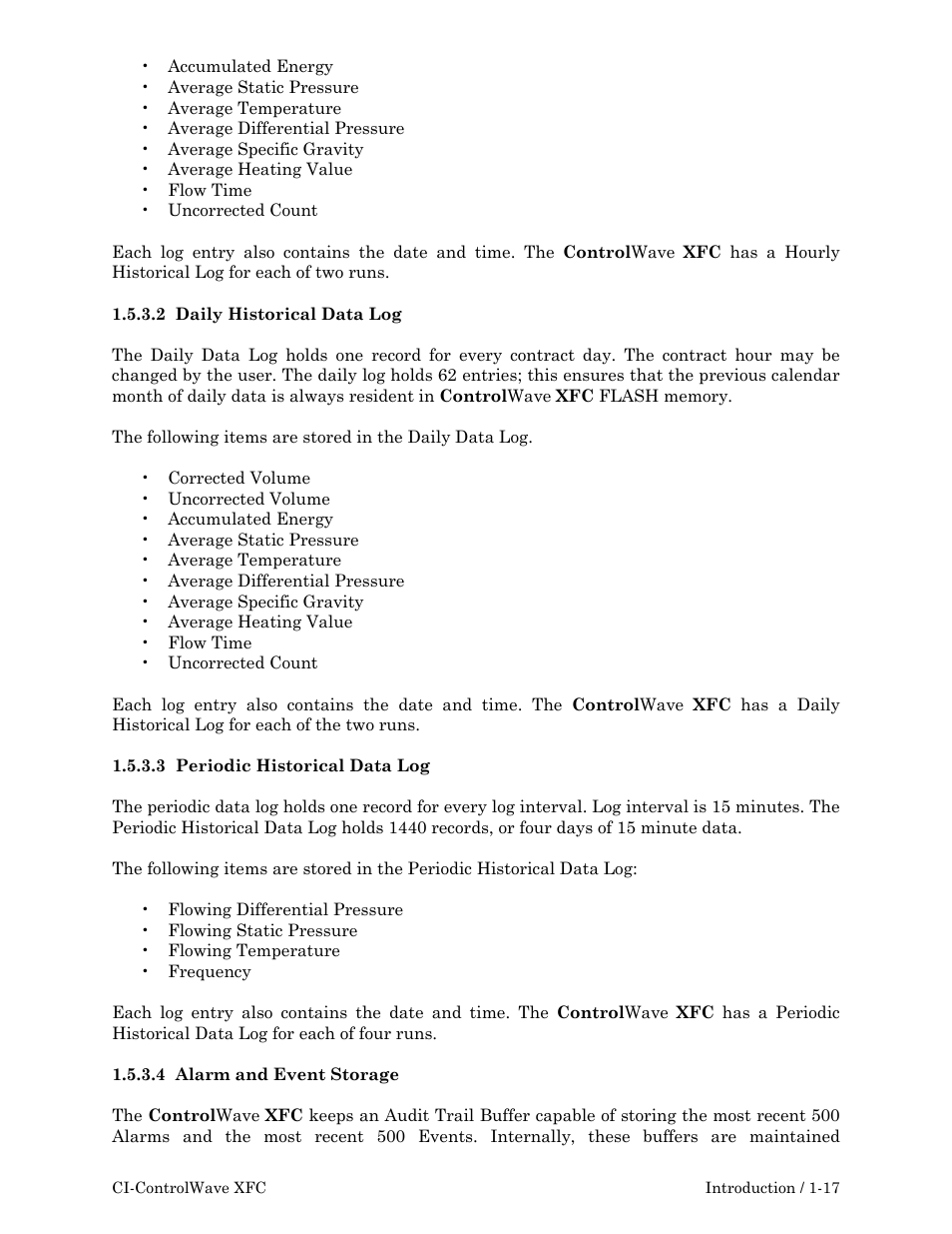 Emerson Process Management ControlWave XFC User Manual | Page 31 / 200