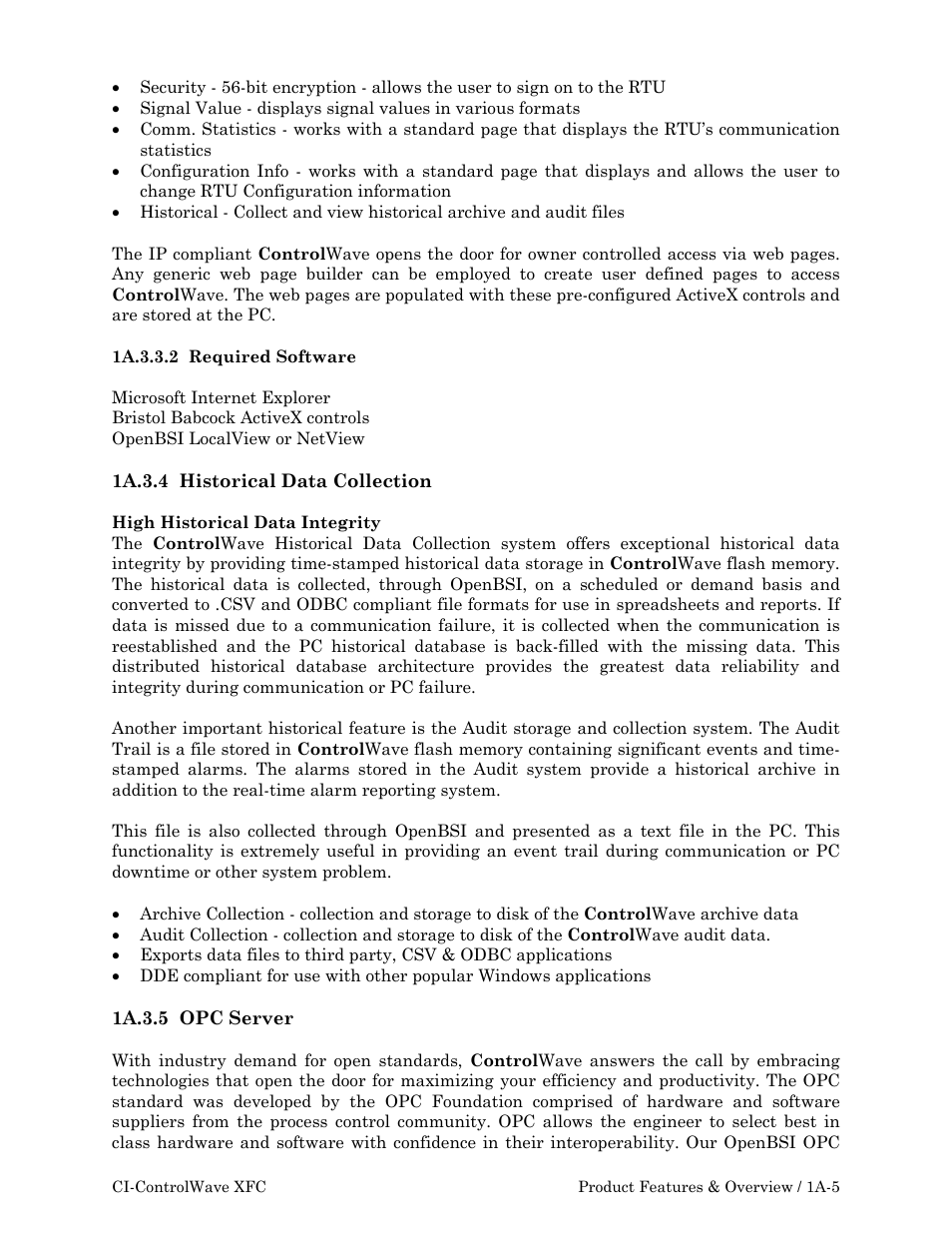 Emerson Process Management ControlWave XFC User Manual | Page 39 / 200