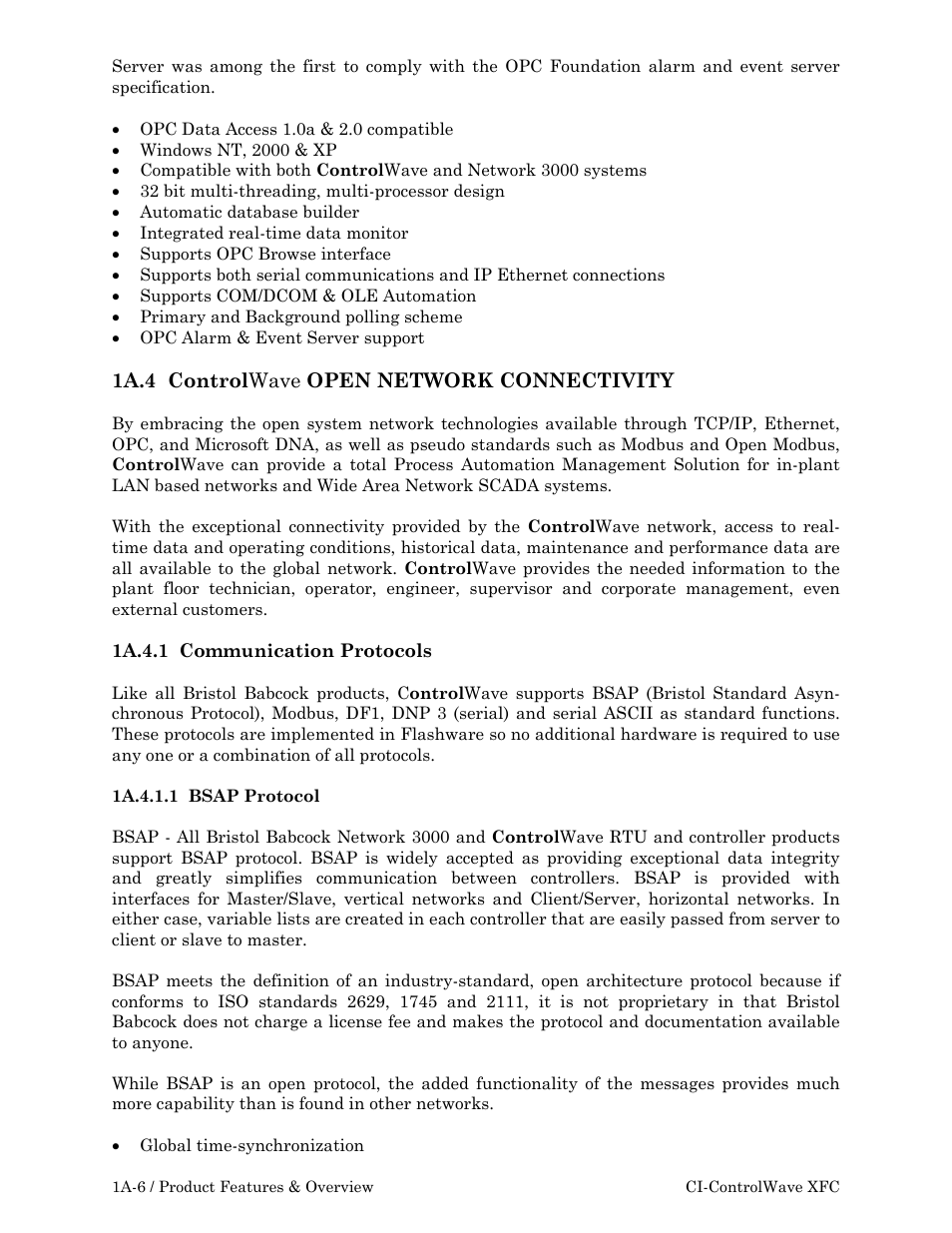 Emerson Process Management ControlWave XFC User Manual | Page 40 / 200