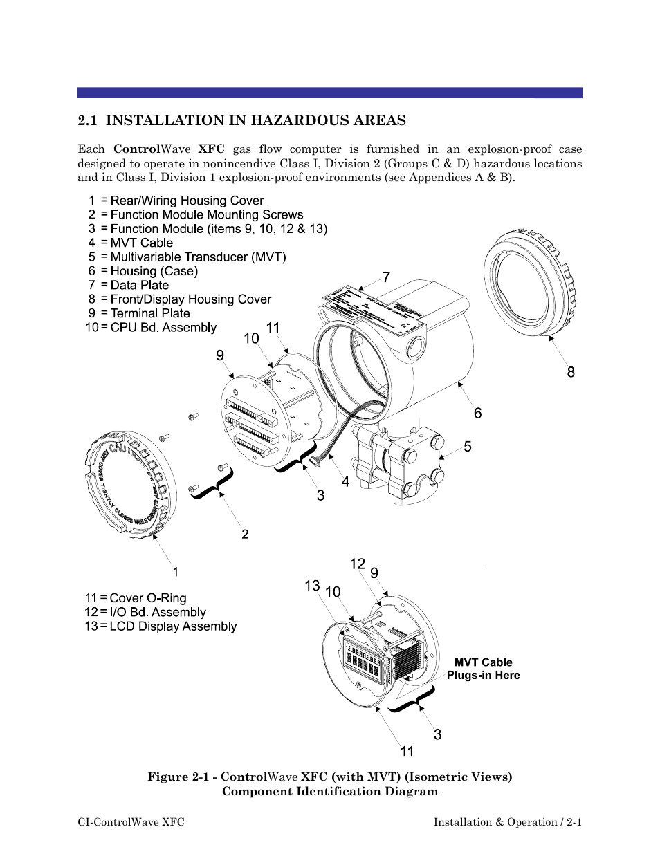Xfcch2.pdf, Installation & operation | Emerson Process Management ControlWave XFC User Manual | Page 43 / 200