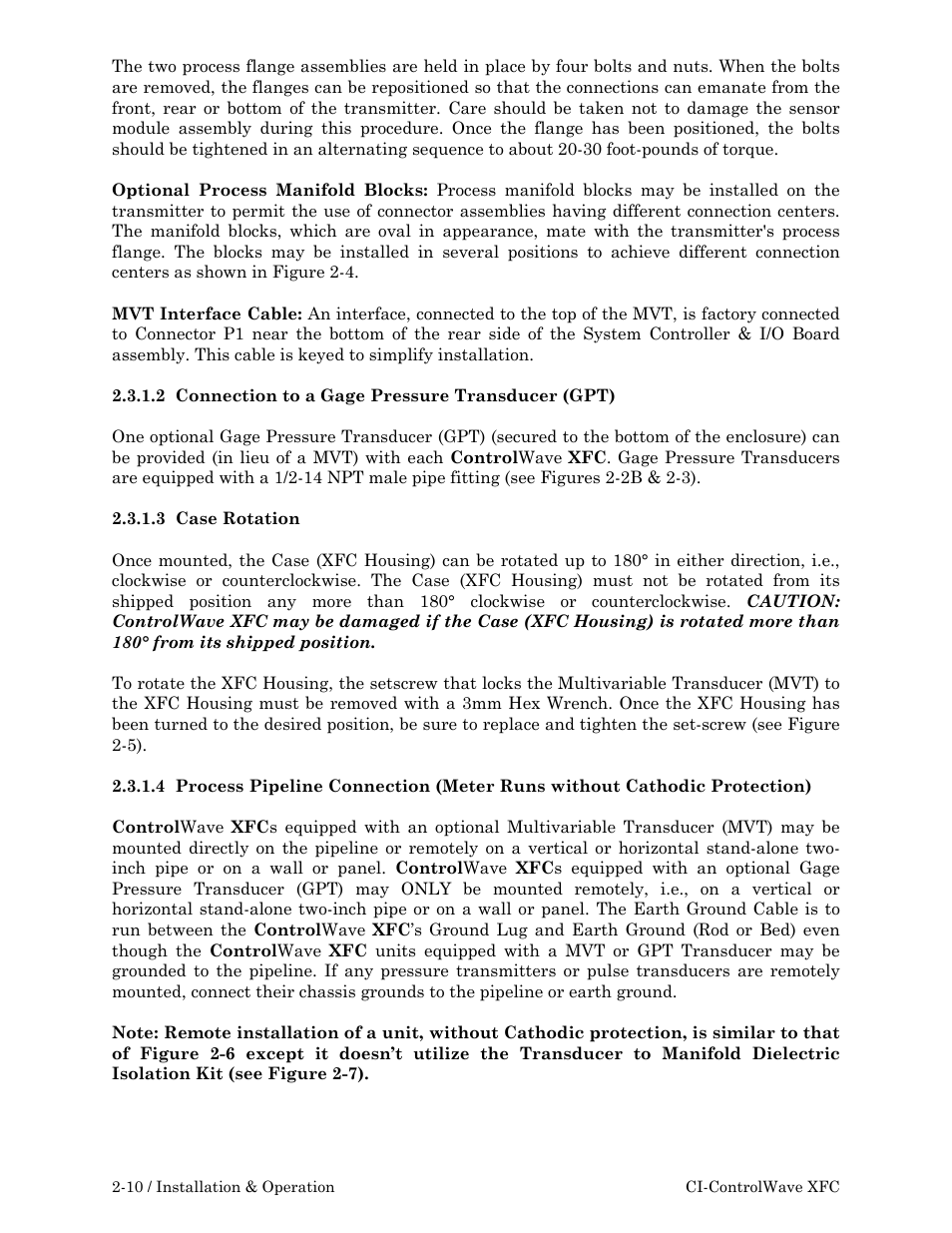 Emerson Process Management ControlWave XFC User Manual | Page 52 / 200