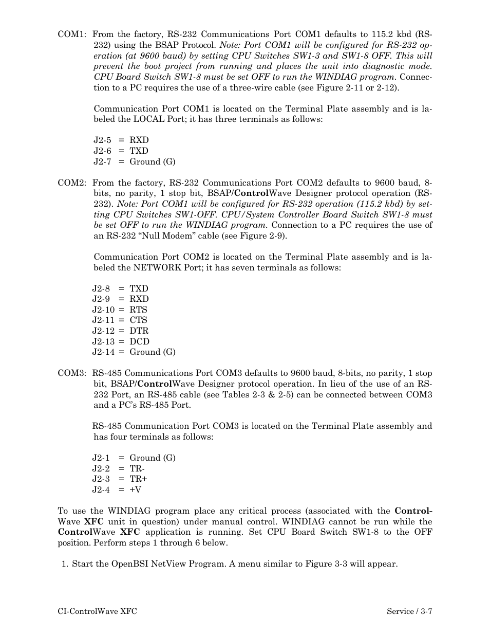 Emerson Process Management ControlWave XFC User Manual | Page 83 / 200