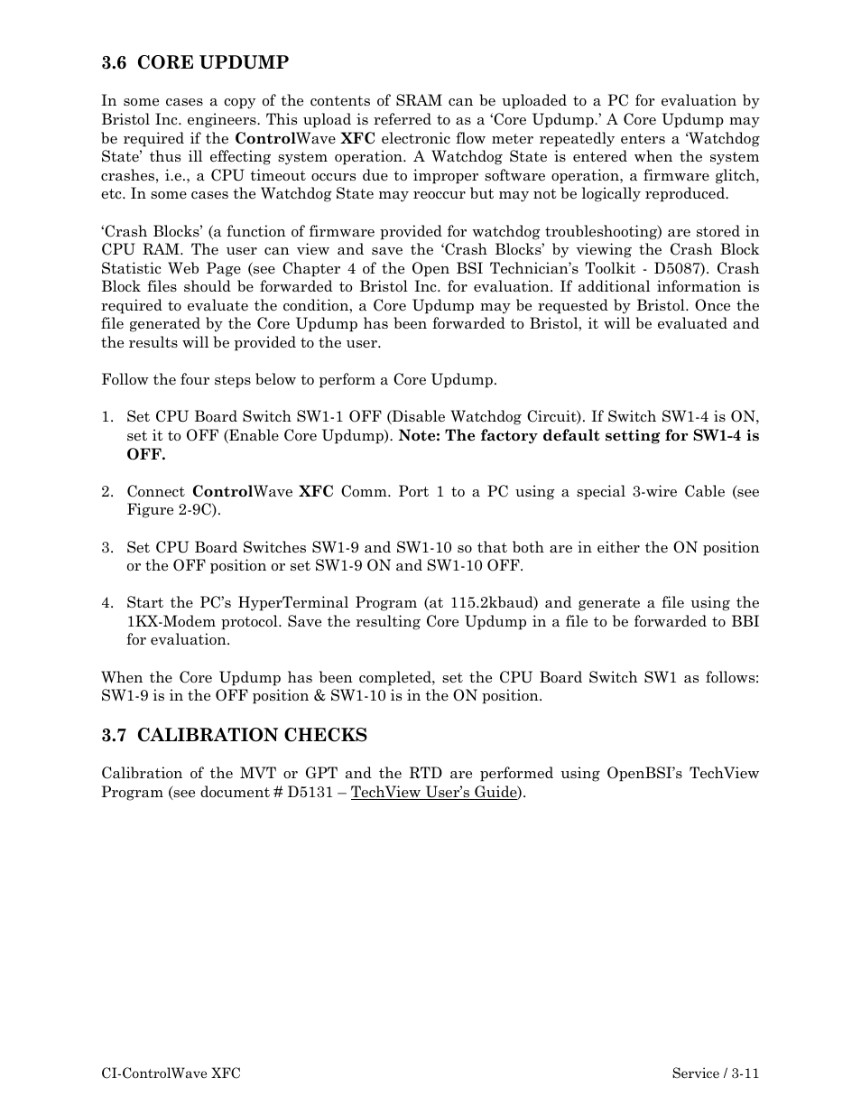 Emerson Process Management ControlWave XFC User Manual | Page 87 / 200