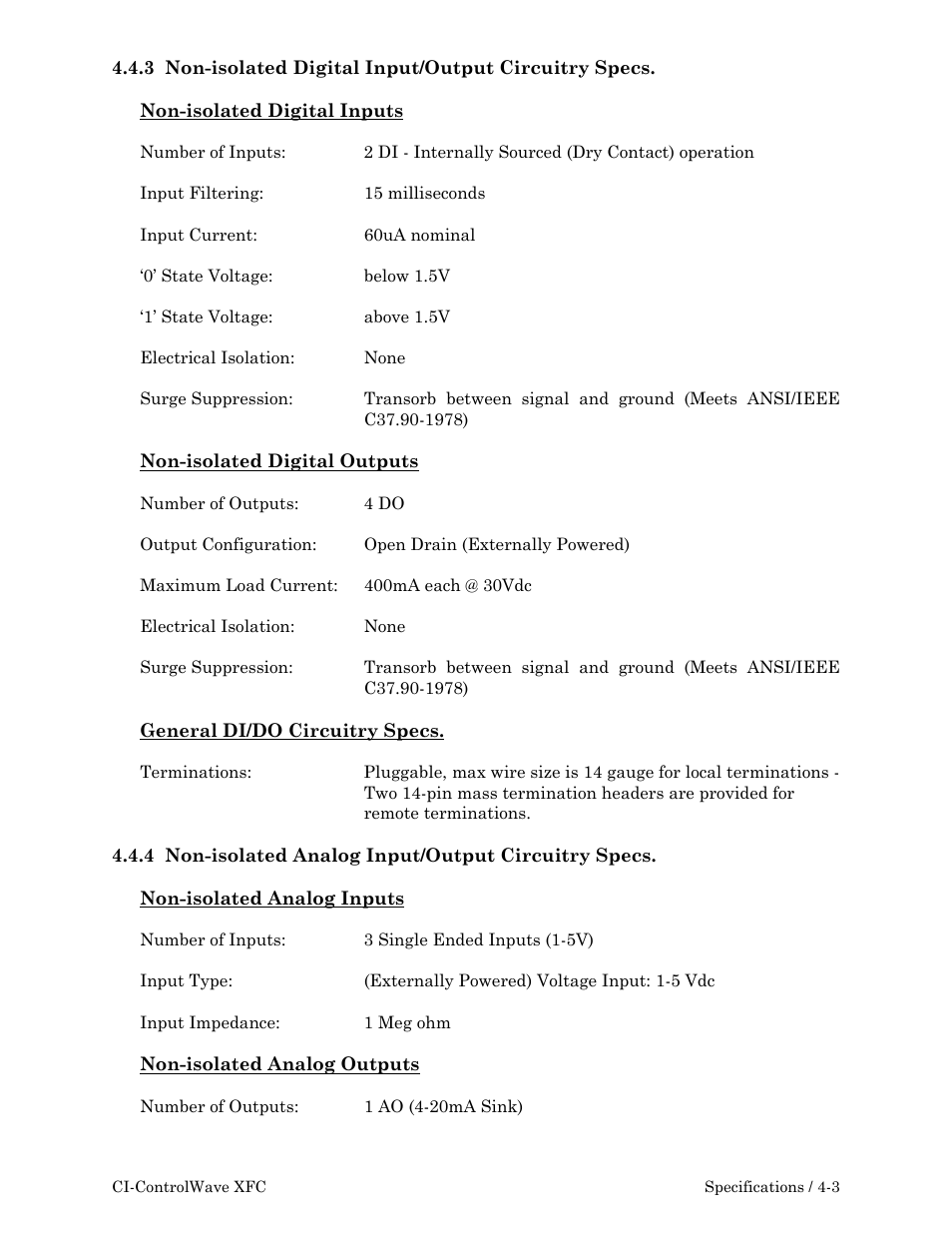 Emerson Process Management ControlWave XFC User Manual | Page 91 / 200