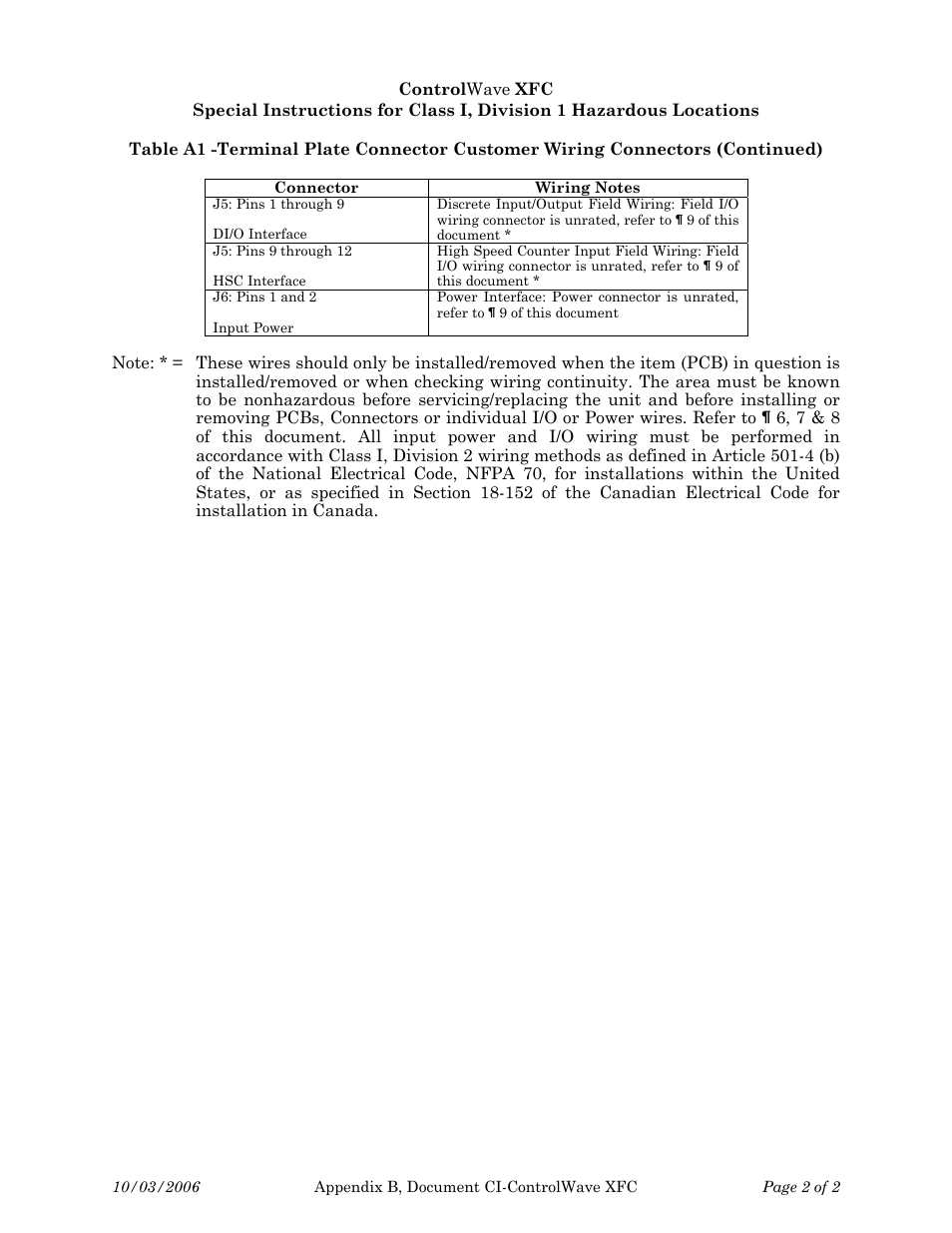 Emerson Process Management ControlWave XFC User Manual | Page 98 / 200