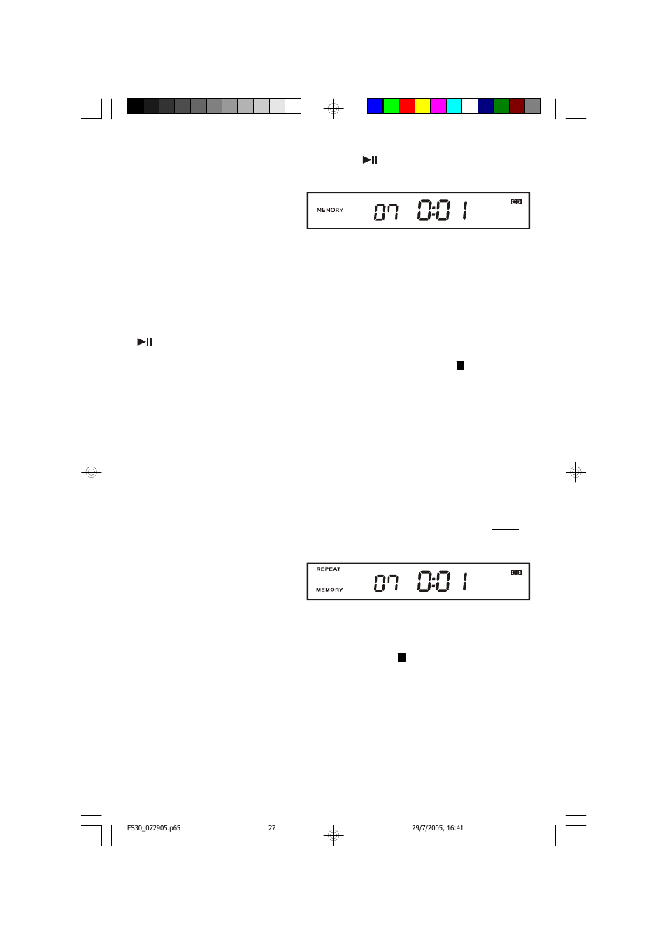 Program repeat playback | Emerson Radio ES30 User Manual | Page 28 / 44