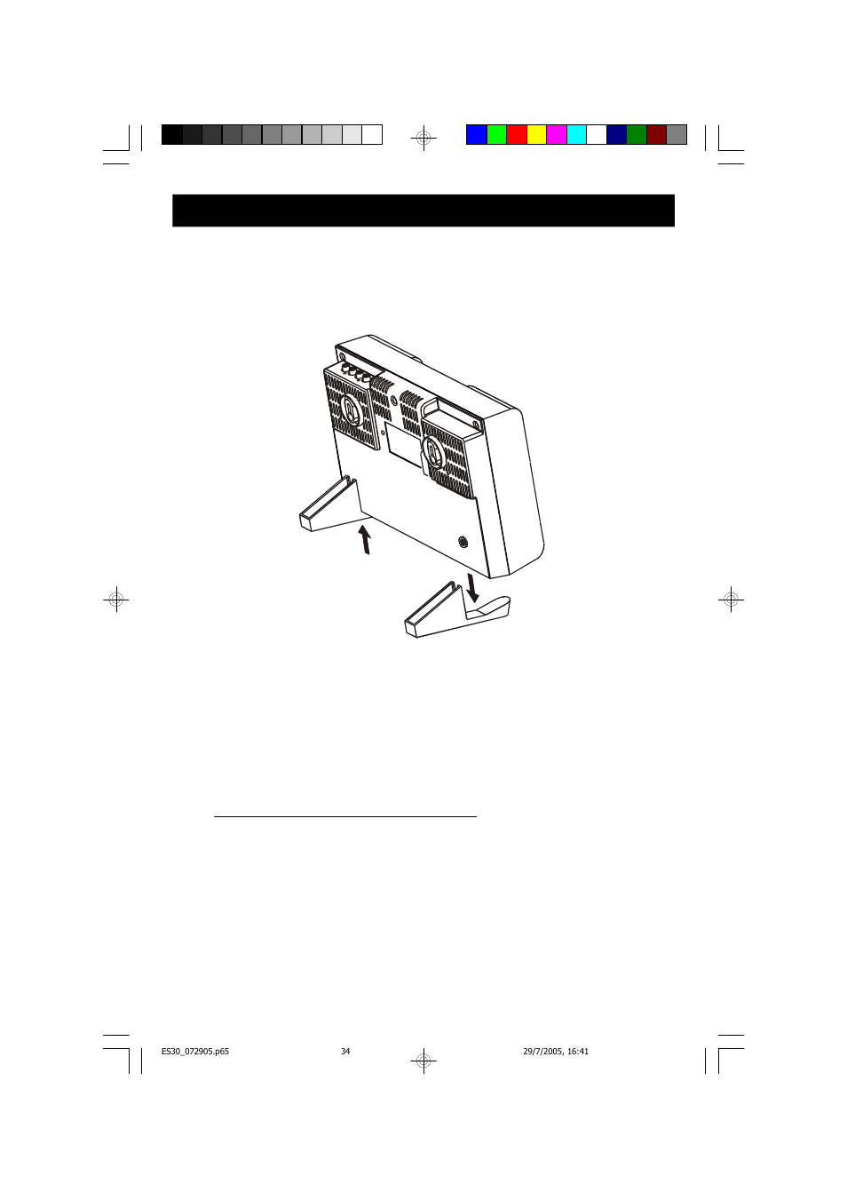 Wall mounting instructions | Emerson Radio ES30 User Manual | Page 35 / 44