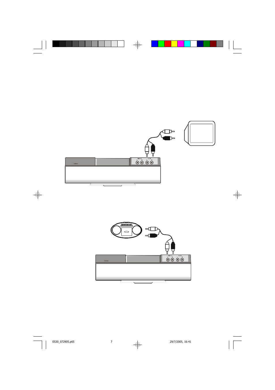 Connecting to external audio sources | Emerson Radio ES30 User Manual | Page 8 / 44