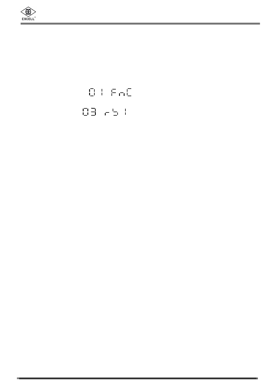 Chapter 7> transmission interface, Chapter 8> function parameter setting, Chapter 9> maintenance | Excell precision co., ltd | Excell Precision FM User Manual | Page 3 / 36