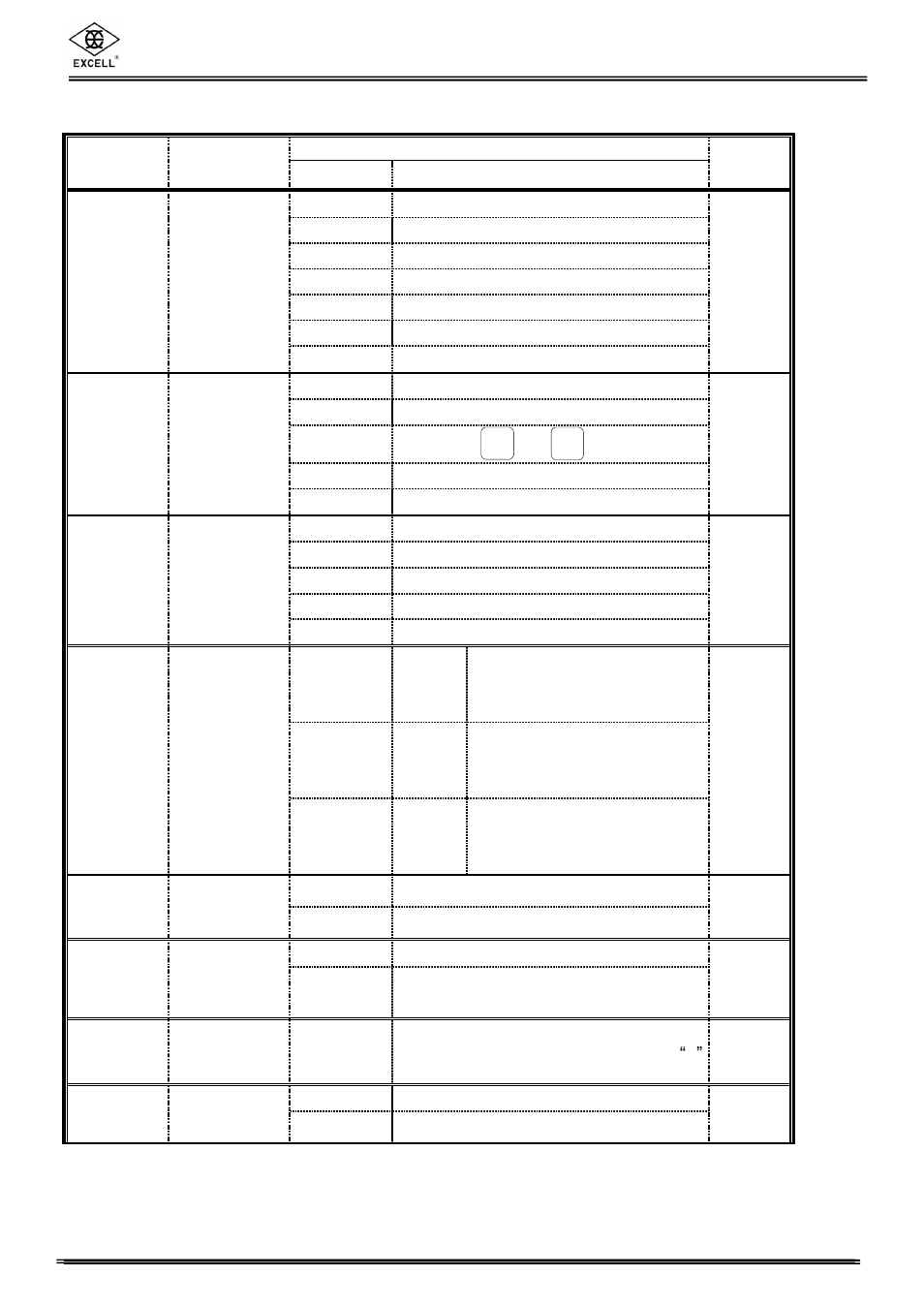 Excell precision co., ltd | Excell Precision FM User Manual | Page 31 / 36