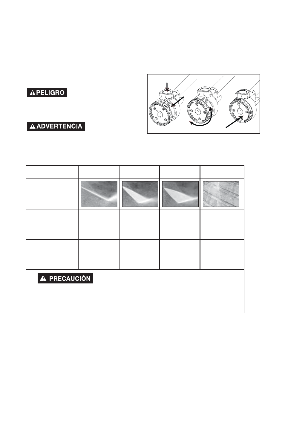 Para usar la varilla pulverizadora gatling | Excell Precision XC2600 User Manual | Page 50 / 60