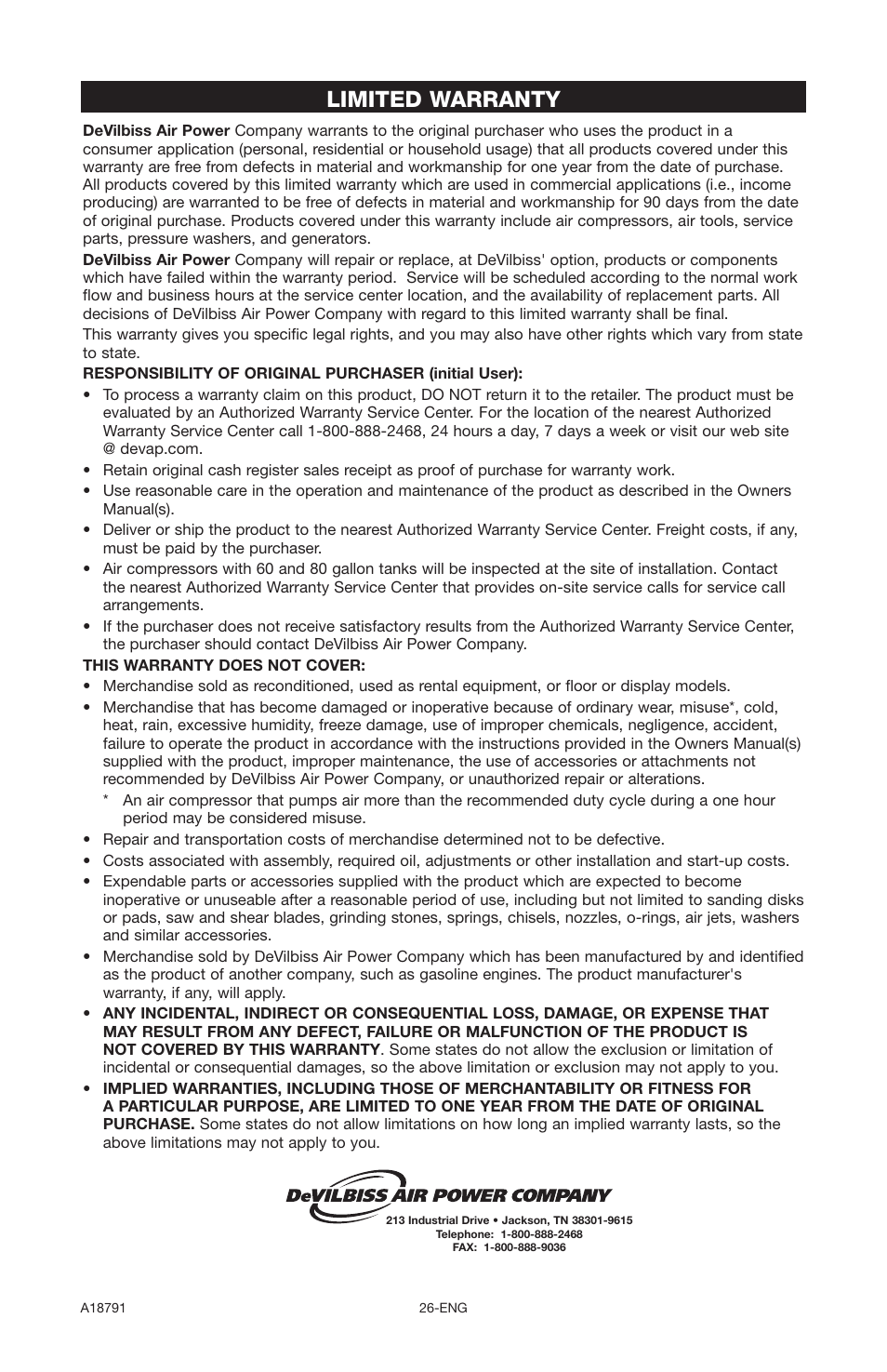 Limited warranty | Excell Precision E7540 User Manual | Page 26 / 78