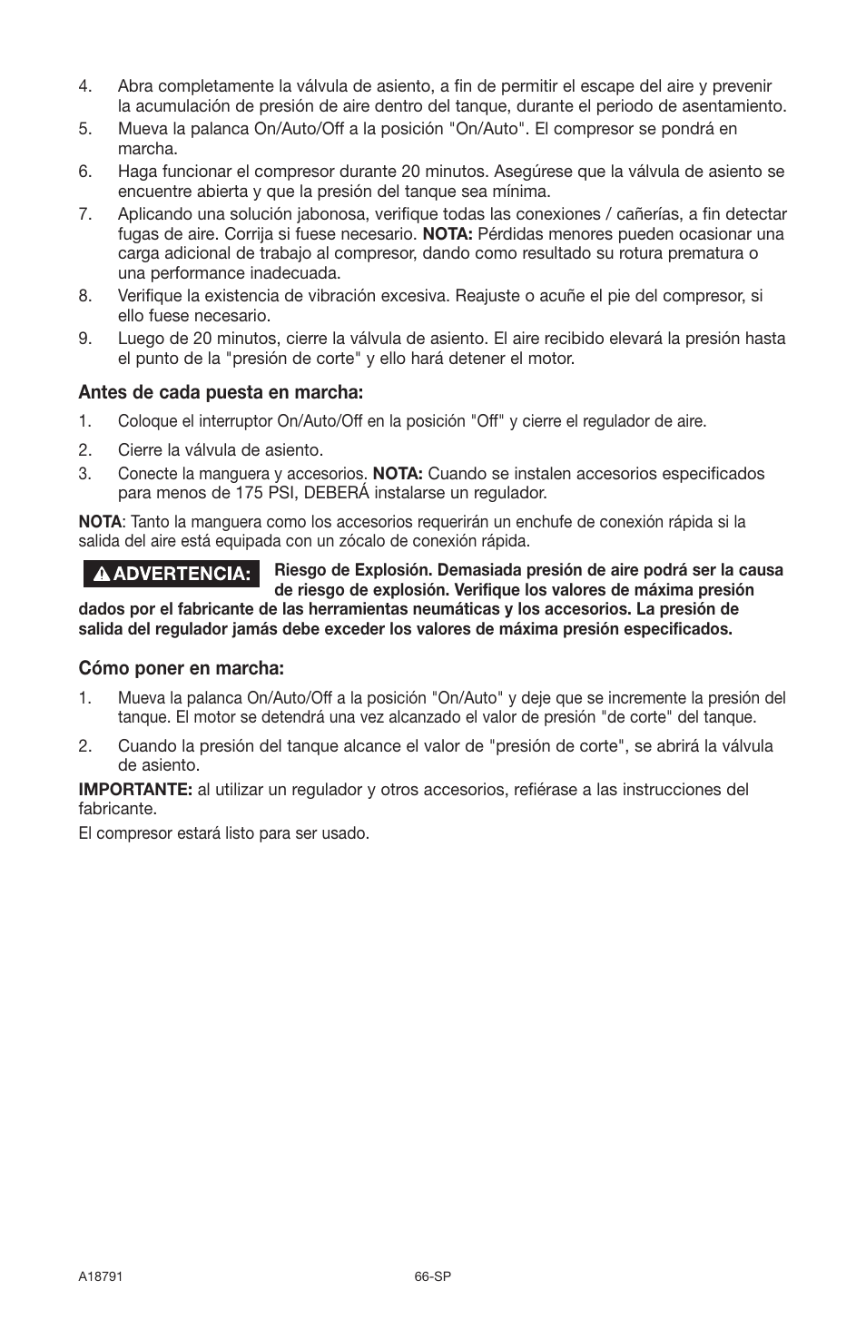 Excell Precision E7540 User Manual | Page 66 / 78