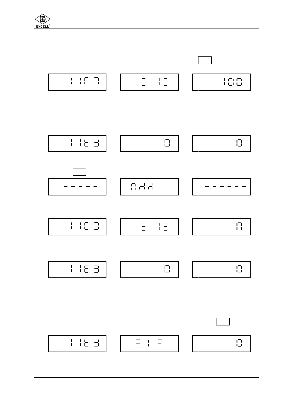 Excell precision co., ltd, 10-2 recall quantity totalised, 10-3 weight totalising | 10-4 recall weight total | Excell Precision Counting Scale User Manual | Page 21 / 46