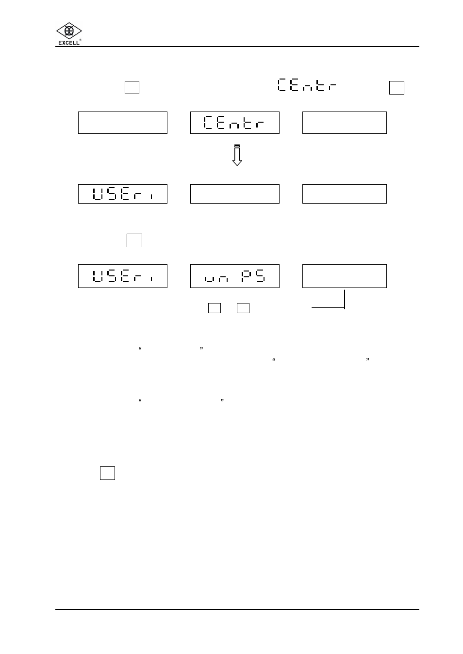 6 combination key operation mode | Excell Precision Counting Scale User Manual | Page 43 / 46