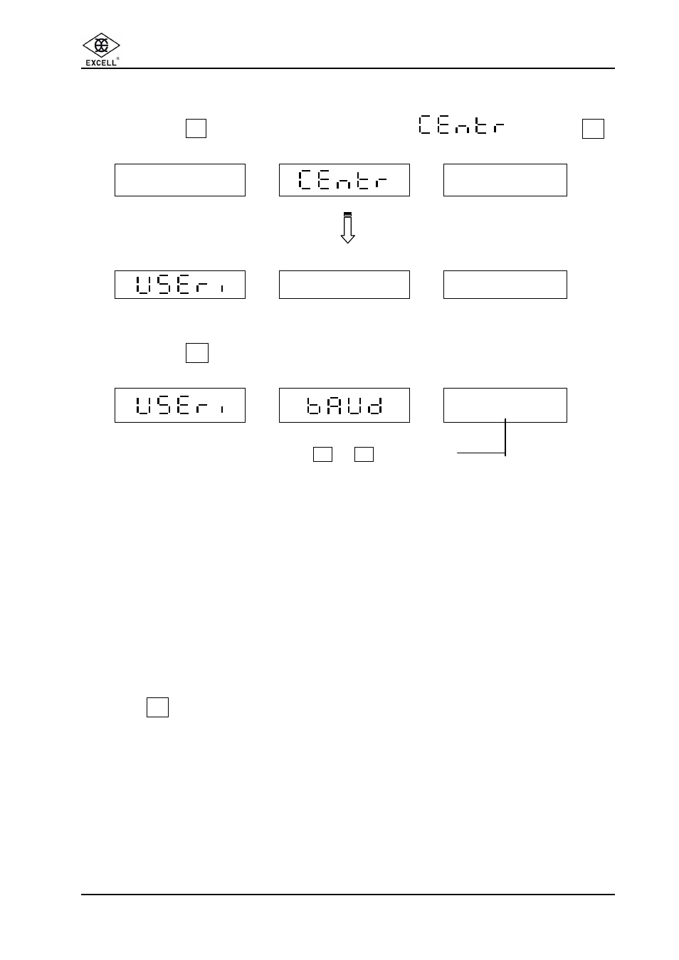 7 baud rate setting | Excell Precision Counting Scale User Manual | Page 44 / 46