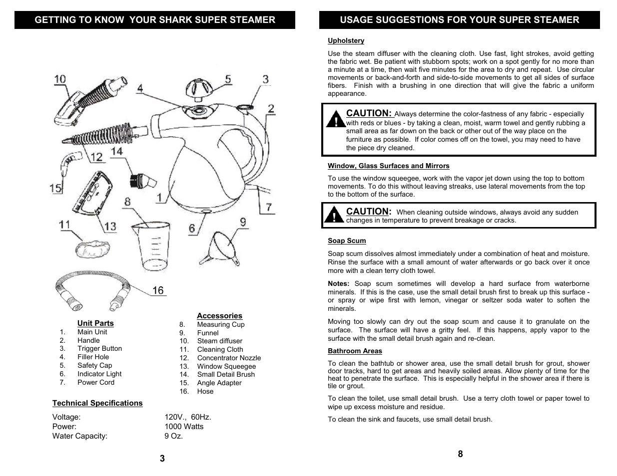 Euro-Pro SUPER STEAMER SC710 S User Manual | Page 4 / 6