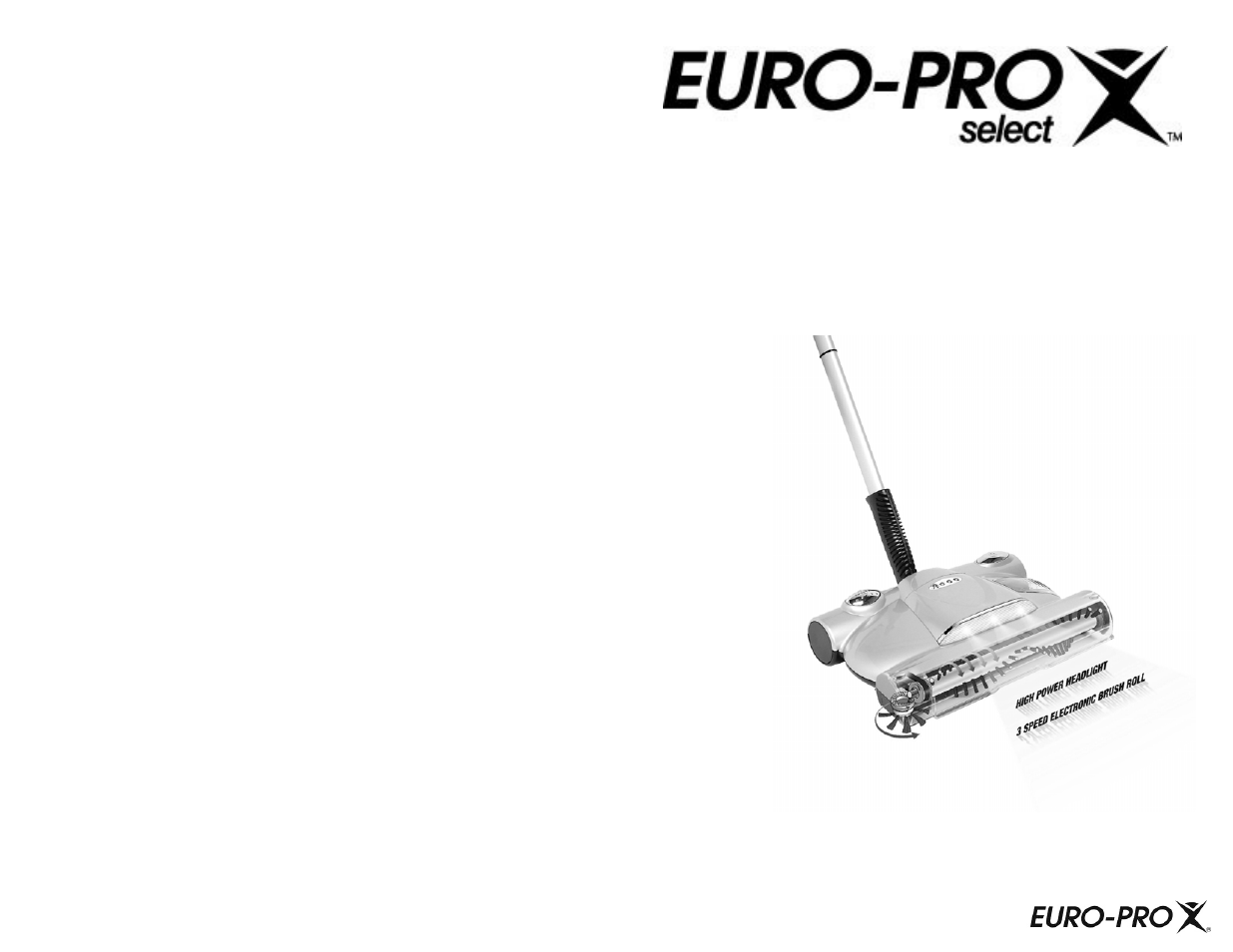 Euro-Pro V1730H User Manual | 6 pages