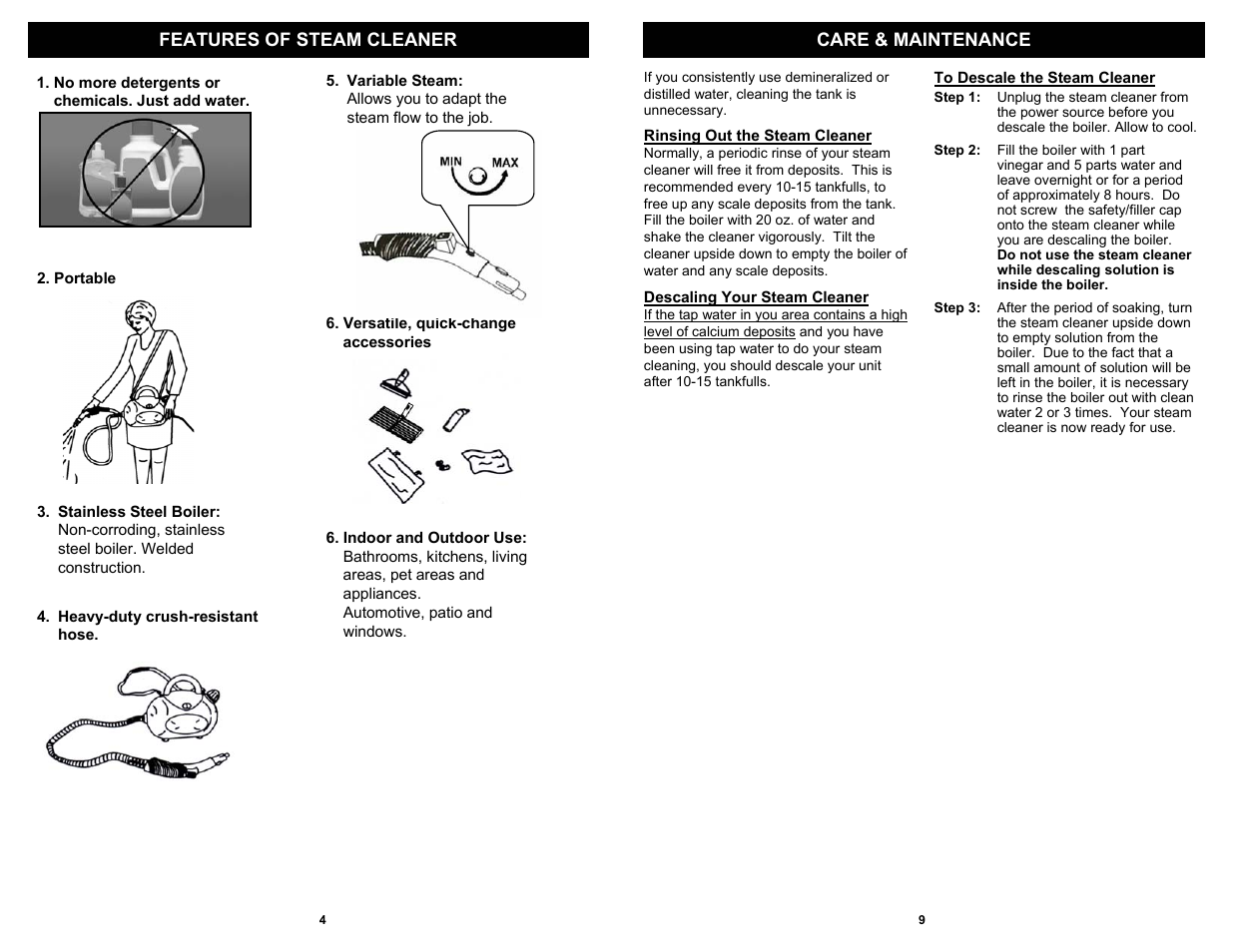 Euro-Pro EP922HA User Manual | Page 6 / 8