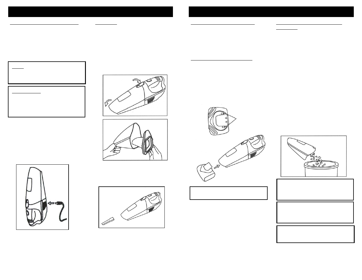 Operating instructions | Euro-Pro SHARK CORDLESS SV70 User Manual | Page 3 / 9