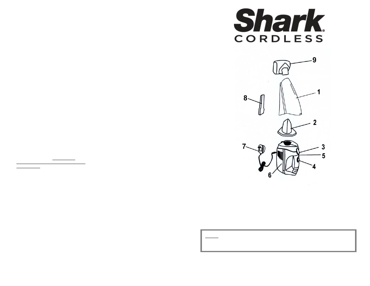 Medidas importantes de seguridad, Conserve estas instrucciones, Para uso doméstico solamente | Euro-Pro SHARK CORDLESS SV70 User Manual | Page 6 / 9