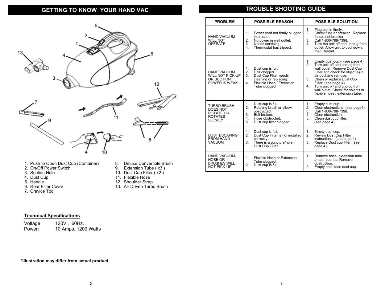 Euro-Pro EP136R User Manual | Page 4 / 6