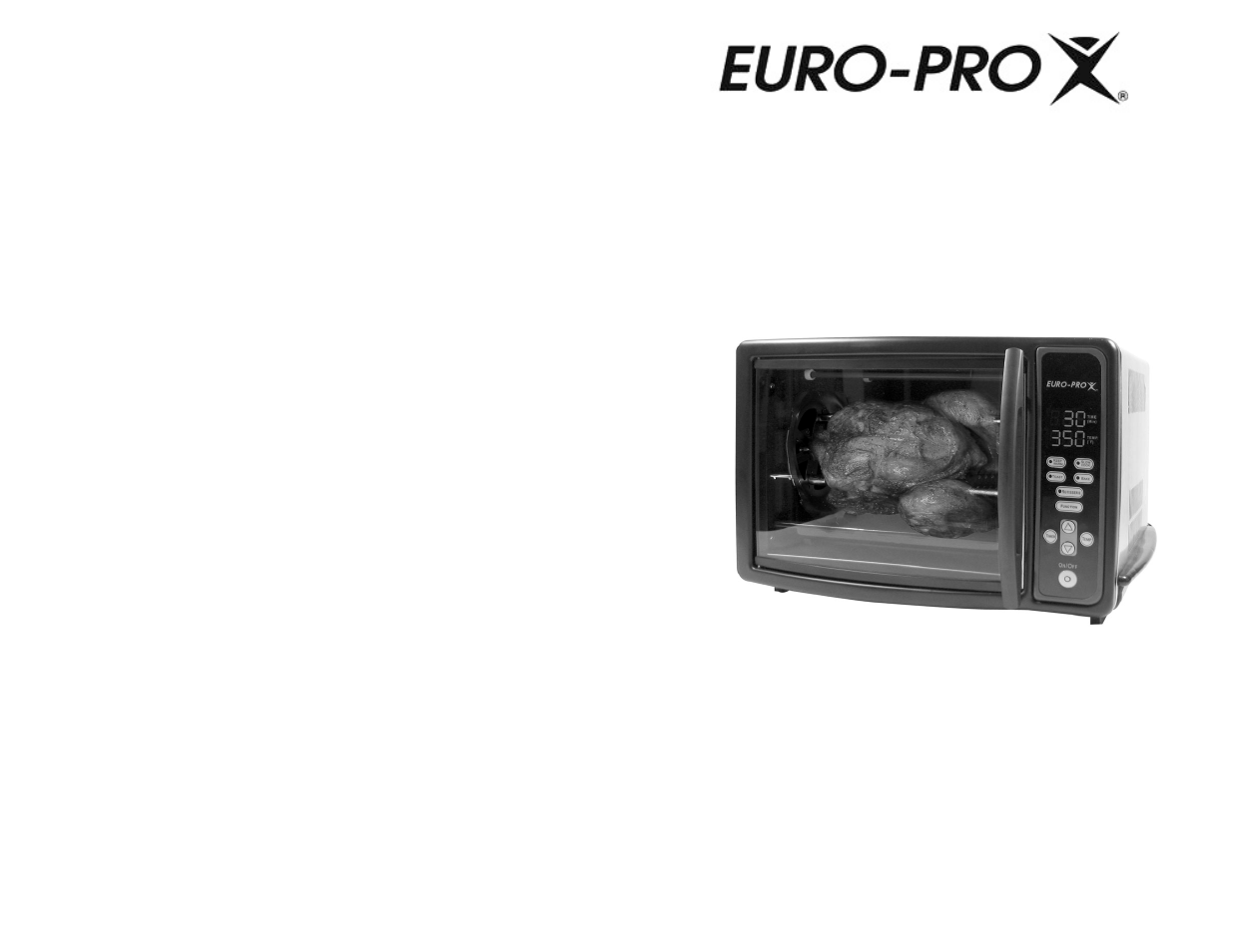 Euro-Pro TO320 User Manual | 6 pages