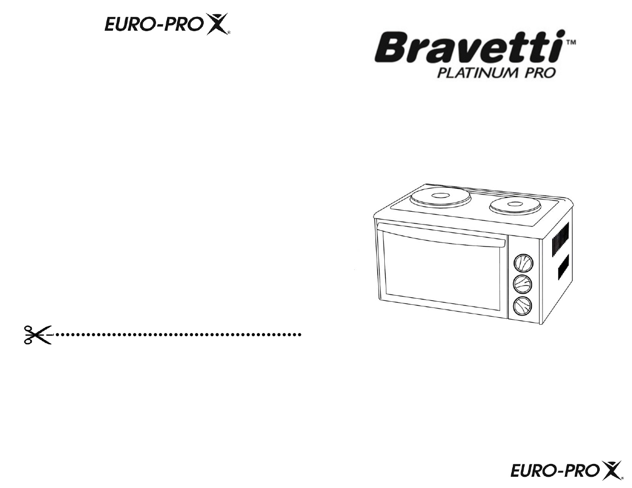 Euro-Pro BRAVETTI PLATINUM PRO TO292H User Manual | 6 pages