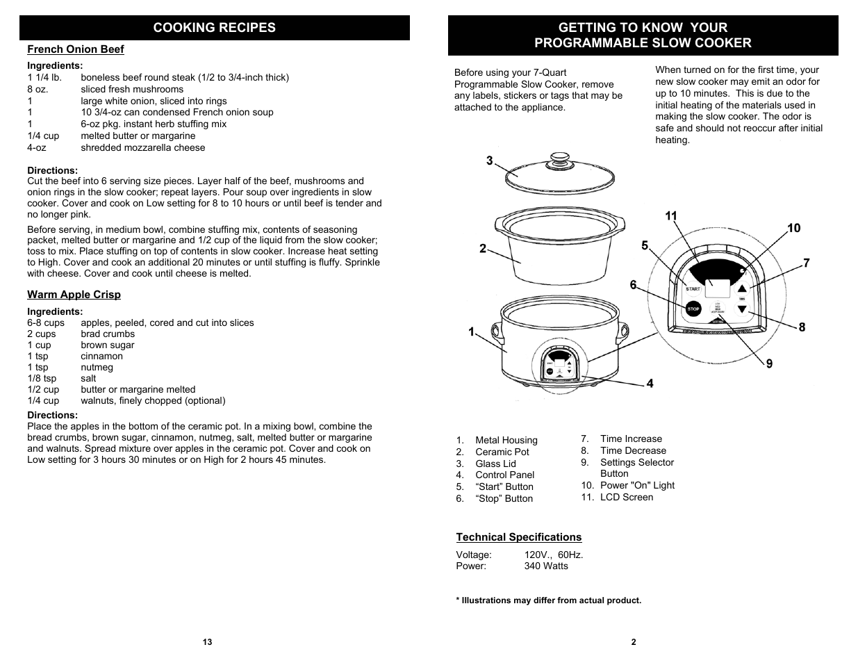 Euro-Pro KC275W User Manual | Page 3 / 8