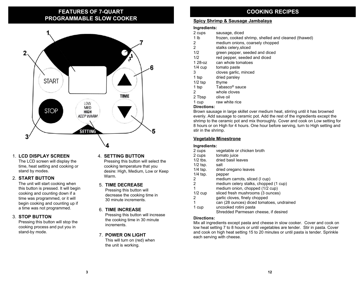 Euro-Pro KC275W User Manual | Page 4 / 8